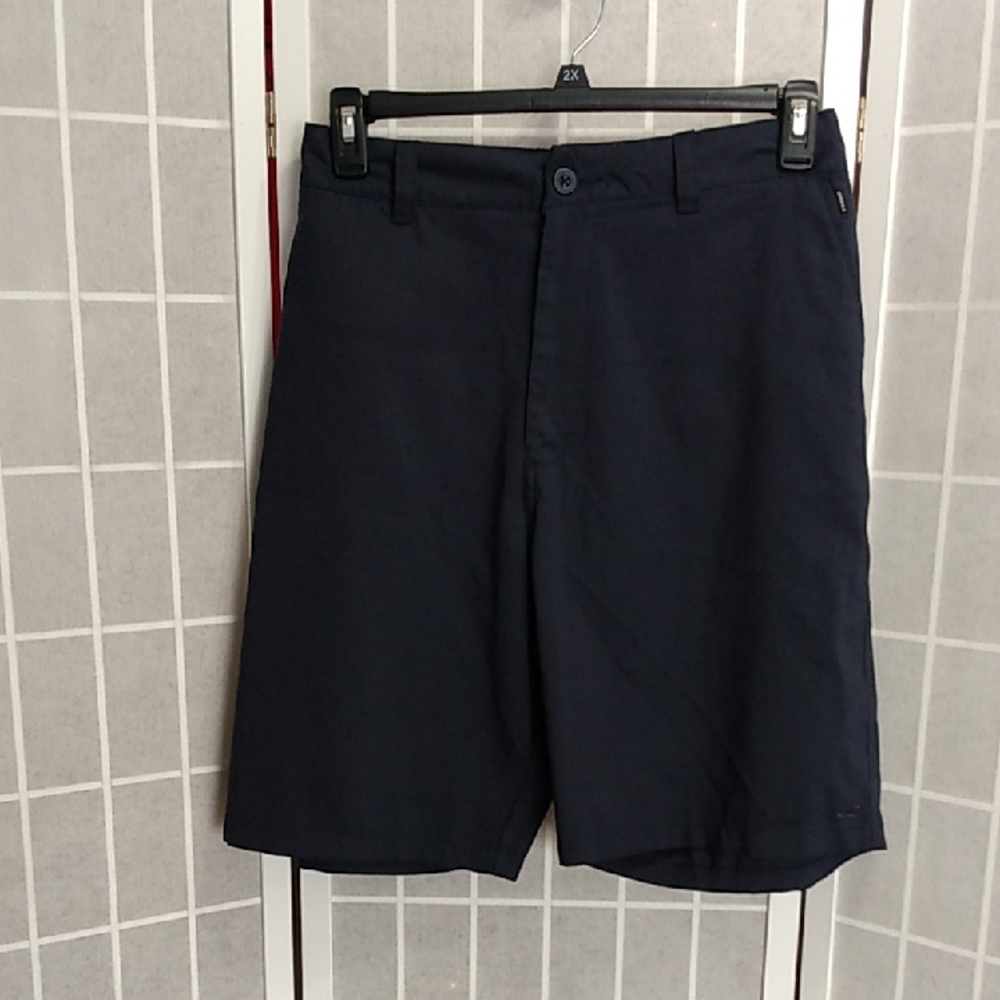 *O'Neill Mens Navy Blue Flat Front Shorts‎ Size 40 Dark Wash